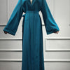 Dubai Robe Solid Cardigan Dress