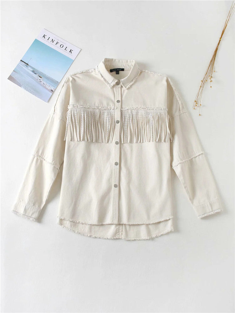 Ladies tassel design jacket