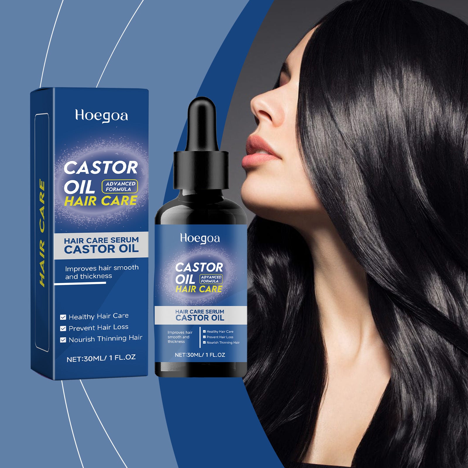 Hair Care Solution Improves Hair Smoothness