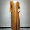 Summer Bronzing Muslim Dubai Gown