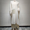 Muslim Women Batwing Sleeve Tassel Kaftan High Fashion Dress