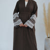 Dubai Middle East Turkey Dubai Embroidered Elegant Cardigan Robe