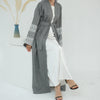 Dubai Middle East Turkey Dubai Embroidered Elegant Cardigan Robe