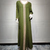 Summer Bronzing Muslim Dubai Gown