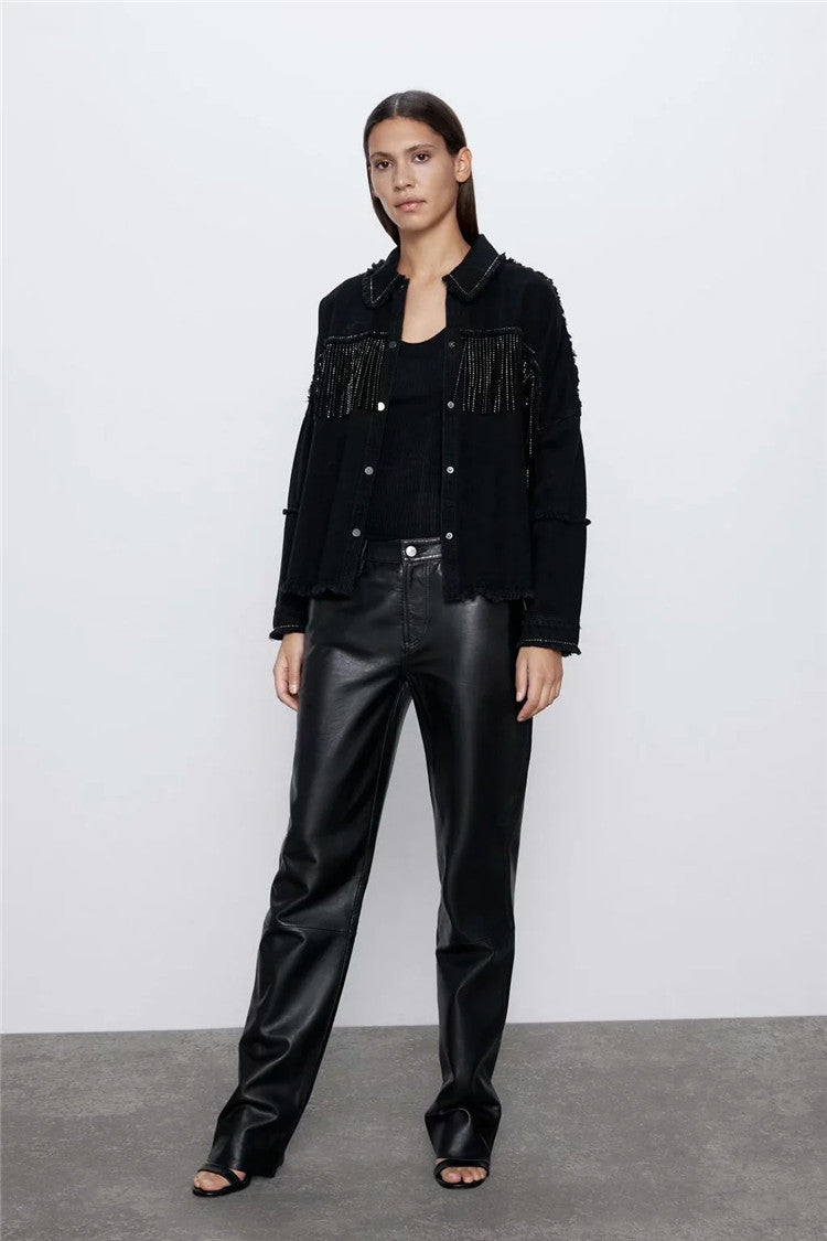 Ladies tassel design jacket